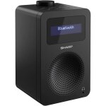 Dr - 430(bk) radio numrique (dab / dab + / fm avec rds, bluetooth 5. 0, prise casque 3, 5 mm de, 5 w, ...