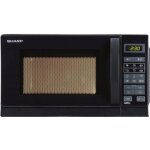 Sharp r - 642bkw noir micro - onde combin� comptoir 20 l 800 w