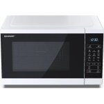 Sharp ycmg252aew micro - onde blanc micro - onde simple comptoir 25 l 900 w