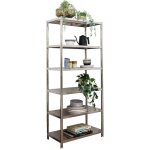 Shelfr - 6 niveaux �tag�re en acier inox jusqu'� 240kg - 74x41x170 rangement m�tallique