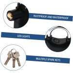 Shining house - 1 pc serrure d'alarme antivol s�curit� craft dispositif anti cadenas et cl�s verrou porte ...