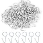 Shining house - 100 pi�ces crochet en m�tal pour housse de si�ge de voiture, crochet fixation housse ...