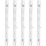 Shining house - 100w 118mm r7s dimmable ampoule halogne crayon blanc chaud 2800k r7s linaire projecteur ...