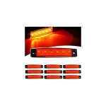 10pcs feux de gabarit latéraux led, 12v feux de gabarit led arrière avant indicateur feux de gabarit ... 10pcs feux de gabarit latéraux led, 12v feux de gabarit led arrière avant indicateur feux de gabarit ...