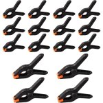 16 pinces  ressort en plastique, bricolage outillage serre - joints, pinces clips clamps de prhension ...