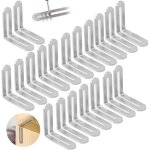 Shining house - 20 pices equerre inox metal de fixation 4848mm, baquet triangulaire angle actif rglable ...
