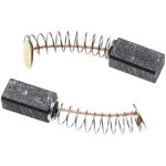 Shining house - 2x balais de charbon pour moteur 12 x 6 x 5mm compatible avec hitachi ds 12dm, ds 14dal, ...