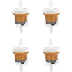4pcs filtre  essence pour scooters, cyclomoteurs, baotian ecobike,