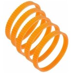 Shining house - lot de 5 courroies d'entra�nement de rabot �lectrique orange 1900b de 9, 6 mm