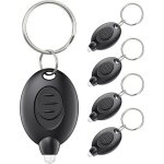 Shining house - lot de 5 mini porte - cls led 12 lumens portables super lumineux aliments par batterie ...