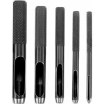 Shining house - 5pcs poinon creux en acier rond poinon creux en cuir emporte piece cuir pour cuir bracelet ...