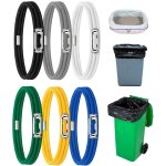 Shining house - 6 pcs ceinture de sac à ordures de cuisine, elastique caoutchouc, bandes de sac poubelle ... Shining house - 6 pcs ceinture de sac à ordures de cuisine, elastique caoutchouc, bandes de sac poubelle ...