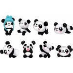 Shining house - 8 pcs figurines de panda mini figurine frique ornements animaux cake toppers panda ...