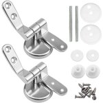 Shining house - attaches charnire abattant wc, lot de 2 charnires de rechange pour lunette de toilette ...