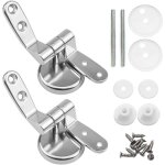 Shining house - attaches charnière abattant wc, lot de 2 charnières de rechange pour lunette de toilette ... Shining house - attaches charnière abattant wc, lot de 2 charnières de rechange pour lunette de toilette ...