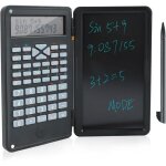 Shining house - calculatrice scientifique avec cran lcd  deux ranges, tablette d'criture, 240 fonctions, ...