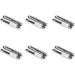 Shining house - charni�re porte placard meuble paumelle de r�paration 14. 5x 80 mm 6 pi�ces alliage de ...