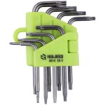 Shining house - cl�s coud�e, kit de 8 pi�ces cl�s allen, tournevis etoile t5 t6 t7 t8 t9 t10 t15 t20, ...