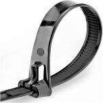 Shining house - collier de serrage rutilisable en nylon 200 mm  7, 6 mm attache cble plastique rilsan ...