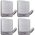 Shining house - crochet adh�sif crochet mural salle de bains en acier inox sus304 porte serviette adhesif ...