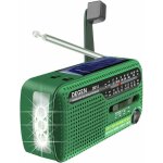 Shining house - de13 fm am sw rcepteur solaire coud avec lampe de poche  lumire vive / alarme sos ...