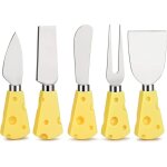 Shining house - ensemble de couteaux à fromage, 5 pcs couteaux à fromage en acier inoxydable mini couteaux ... Shining house - ensemble de couteaux à fromage, 5 pcs couteaux à fromage en acier inoxydable mini couteaux ...