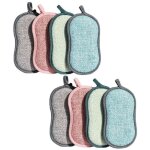 Shining house - eponge vaisselle lavable & reutilisable (lot de 8) - nouveaux modles -