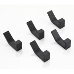 Shining house - espace aluminium cuisine salle de bains toilette crochet porte - manteau nordic black ...