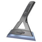 Grattoir à glace pour voiture - grattoir de pare - brise à contact maximum, lame en silicone de 14cm ... Grattoir à glace pour voiture - grattoir de pare - brise à contact maximum, lame en silicone de 14cm ...
