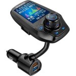 Shining house - lecteur mp3 4 en 1 adaptateur voiture radio fm metteur kit main libre qc3. 0 usb chargeur ...