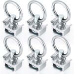 Shining house - lot of 6 pions simples avec anneau pions d'arrimage a�ro pour rail d'arrimage a�ronautique ...