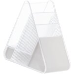 Shining house - multifonctionnel pot  crayons rangement - porte crayon rangement bureau 4 compartiments ...