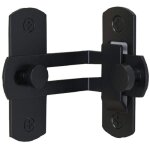 Shining house (noir 10. 4 7 0. 2cm) 90 degrés de verrouillage de porte pliante boulon de porte de grange ... Shining house (noir 10. 4 7 0. 2cm) 90 degrés de verrouillage de porte pliante boulon de porte de grange ...