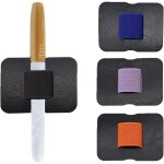 Shining house - passant pour stylo autocollant, pu noir porte - stylo autocollant convient pour les cahiers, ...