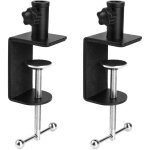 Shining house - pince micro, 2 pi�ces pinces en c, socle en fer mini serre joint, pour convient aux bureaux, ...