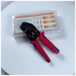 Shining house - pince  sertir sn - 48b avec 600 pcs cosses 2, 8mm 4, 8mm 6, 3mm mle femelle embouts ...
