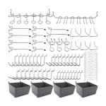Shining house - porte - outils de crochets pour panneaux perfors avec bacs, verrous  chevilles, pour ...