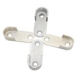 Shining house - rail suspension meuble ovale 20 pices - support de tube d'armoire penderie pour barre ...