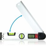 Shining house - rapporteur d'angle numrique - niveau  bulle numrique 0 - 230  avec affichage lcd ...