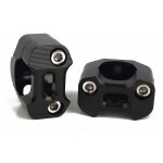 Shining house - risers de guidon de moto 1 - 1 / 8 pouce 28mm universal handle bars mount clamp fit pour ...