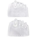 Shining house - s�parateurs d'orteils en gel, 2 paires de lisseurs de gros orteils � 5 trous pour hommes ...