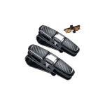 Lot de 2 montures de lunettes de voiture avec clip, clip de lunettes de voiture, support de lunettes ... Lot de 2 montures de lunettes de voiture avec clip, clip de lunettes de voiture, support de lunettes ...