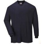 T - shirt manches longues flamme r�sistant et antistatique couleur : marine taille xxxl portwest