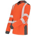 T - shirt manches longues fluo safe xp hv orange / bleu marine t1 / s - cepovett - 22 - 9t85 - 404 - ...