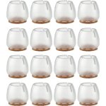 Shmshng - 16 pices chaise casquettes 25 - 29mm patins pour meubles silicone protection plaquettes de ...