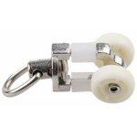 Shmshng - 20 pi�ces rouleaux de rail planeur de voie de rideau plastique twin � roulettes en alliage ...