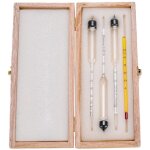 Shmshng - alcoomètre 3pcs avec thermomètre alcoomètre teneur en alcool 0 - 40, 40 - 70, 70 - 100 vol% ... Shmshng - alcoomètre 3pcs avec thermomètre alcoomètre teneur en alcool 0 - 40, 40 - 70, 70 - 100 vol% ...