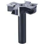 Fraise  surfacer 12 mm tige 45 mm diamtre de coupe avec 2 + 2 inserts fraise a bois defonceuse fraise ...