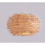 Lustres, asie du sud - est des lampes d'art rotin de restauration ferme pendentinelle light pot hot pot ...