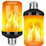 Shmshng - paquet de 2 ampoule led e27 � effet de flamme - 5 w